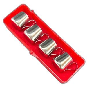 Stainless Steel .5 oz (4) Miniature Milk Pitchers, Vintage Drinkware Accessories